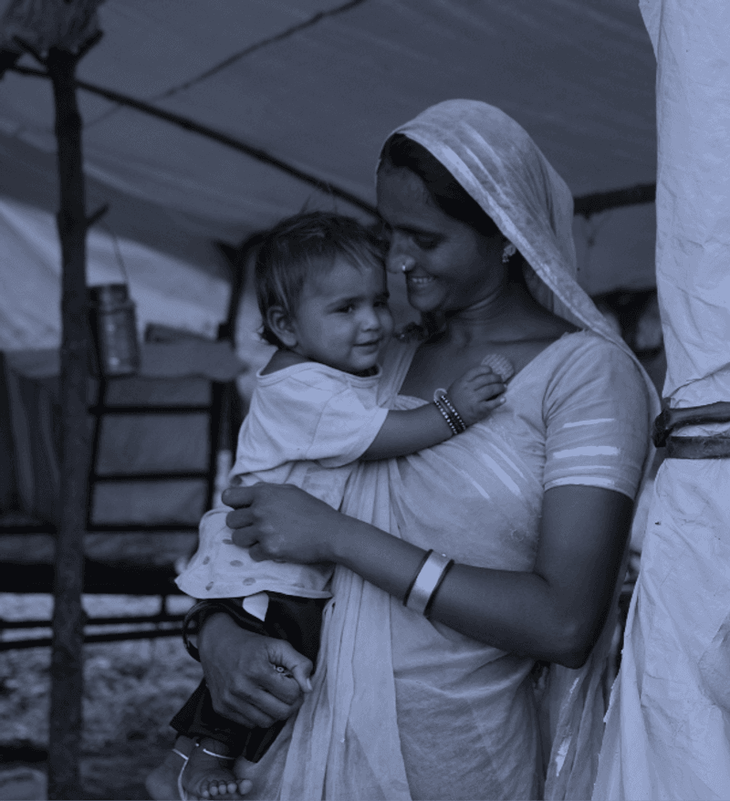 Community members supported by high-impact non-profits in India